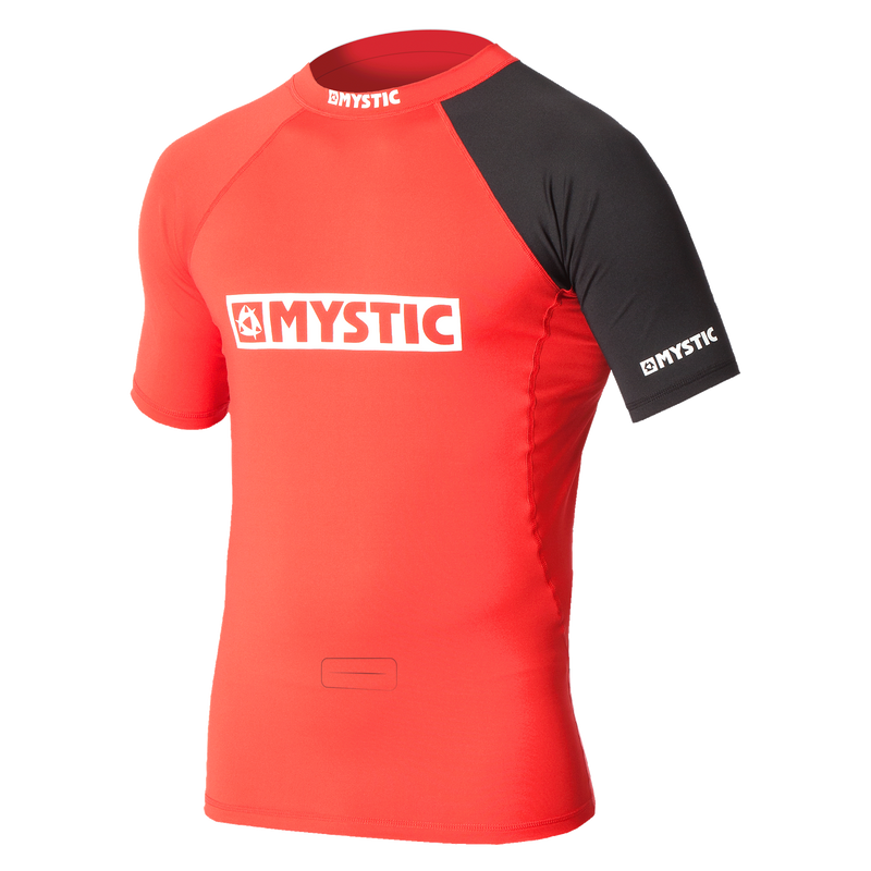 Load image into Gallery viewer, Mystic Event S/S Rashvest Chest Logo
