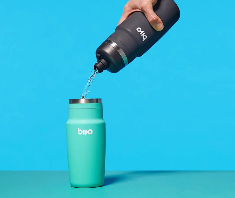 The first metal cycling bottle with a flow-rate fit for astronauts.