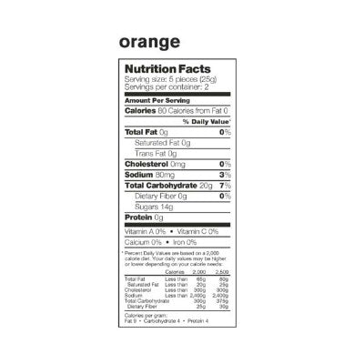 SKRATCH Energy Chews Orange