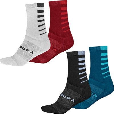 Coolmax Stripe Socks L/XL 2PK