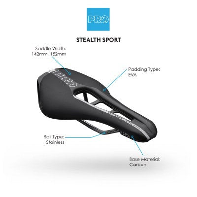 PRO Stealth Sports Saddle 152